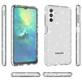 thumbnail image 2 of Allytech Galaxy A14 5G Case Glitter, Transparent TPU Bling Sparkle Anti-Scratch Shockproof Protective Bumper Back Shell Case Cover for Samsung Galaxy A14 5G 6.6" - White, 2 of 7