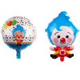 thumbnail image 1 of Kit de globos de payaso Mylar de 18 cm, 2 unidades, para niños, 1 of 3