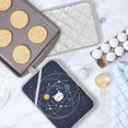 thumbnail image 5 of Yayeee Pot Holders Kitchen Heat Resistant with Pocket 7"x9.8" Cotton Oven Cooking Hot Pads, White Cat Planet, 5 of 7