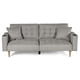 thumbnail image 2 of Sofá Cama Makora Maxim Gris Claro Lino 3 Posiciones con Soft Foam Reclinable, 2 of 10