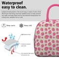 thumbnail image 3 of Lunch Bag Lunch Box for Women Reusable Insulated Lunch Bags,Water-Resistant Strawberry Plants Fruit Pink Cooler Lunch Tote Bag, Large Capacity for Work Travel Picnic, 3 of 6