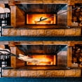 thumbnail image 4 of Heavy Duty 32 inch Long Fireplace Fire Pit Poker Stick and 25 Inch Campfire Fireplace Tongs Tool Sets, Log Grabber Fire Pit Tools for Fireplace Wood Stove, Campfire, Bonfires, Indoor & Outdoor Use, 4 of 8