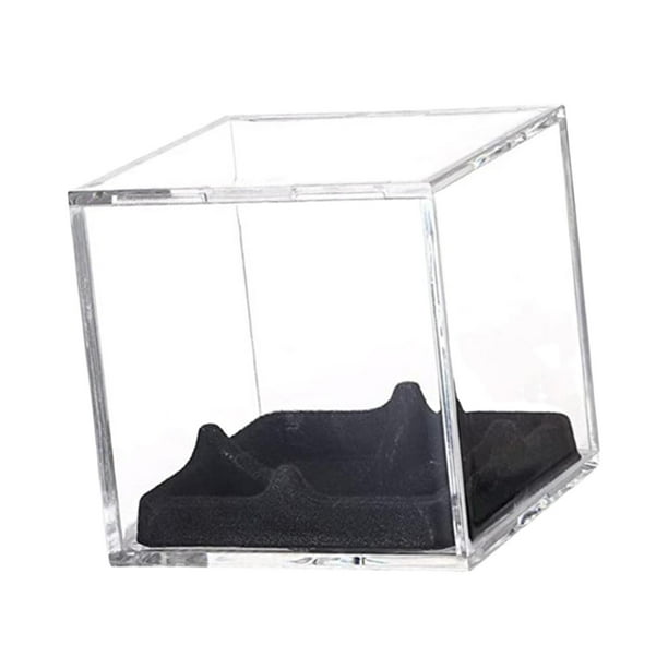 Estuche de exposición de béisbol, soporte de béisbol para exhibición, Protector de bola de autógrafo transparente, caja de exhibición de recuerdos,