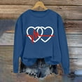 thumbnail image 2 of Cilsoka Lightweight Hoodie Women Plus Size Plain Crewneck Sweatshirt Women Tunic Sweatshirts for Women Cotton Womens Fall Winter Tops My Orders past Orders, 2 of 6