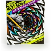 Crayola Art with Edge Optical Illusions Coloring Book, 40 Pages, Child