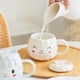 thumbnail image 2 of Taza de café de cerámica, diseños de animales, hermosa cerámica esmaltada, taza de café novedosa con diseño de alpaca 380 ml, cerámica de alta calidad, regalo único para amigos, familiares o niños, 2 of 5