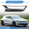 thumbnail image 2 of 1pc Cubierta de Rejilla de Luz Antiniebla Frontal Izquierda para Volkswagen Passat 2012-2015 No.561853665A ABS Negro Tono Plateado, 2 of 7