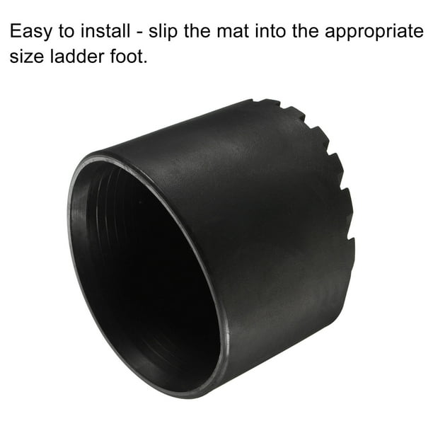 Telescopic ladder rubber feet deals