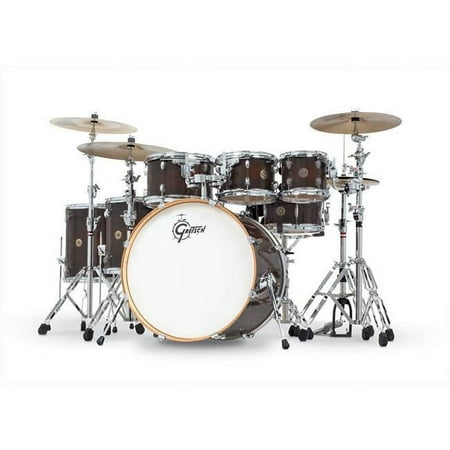Gretsch Catalina Maple 6-Piece Shell Pack w/ FREE Additional 8" Tom - Satin Deep Cherry Burst
