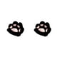 thumbnail image 4 of Toystoory Cojín de respaldo de pata de gato, cojín relleno para sofá, ventana, suelo de Tatami, colchón, soporte para cintura perezoso, Negro 2piezas, 4 of 6