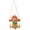 Brown, variant on BIMZUC Swing Animal Hanging Teddy Dog Cartoon Garden Decoration Pendant Style Resin Statue Crafts, Gray (6.1 inches / 15.5 cm)