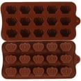 thumbnail image 1 of KAKOWELY 2 Pcs Outils de Cuisson Créatifs Moules en Silicone Multi-Usages pour Chocolat, 8.27x"X4.13"X0.79 Pouces, 1 of 5