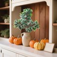 thumbnail image 1 of Home Artificial Branch Banyan Leaf Red Maple Leaf Indoor Fake Tree Ginkgo Leaf Plastic Branch Engineering Green Plant Branch Wholesale Home Essentials, 1 of 6