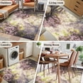 thumbnail image 6 of Cherry Blossoms Area&nbsp;Rug 3x5ft Flowers Sunlight Non-Slip&nbsp;Washable Square&nbsp;Rugs Soft Felt Indoor Floor Mat for Bedroom Kitchen Living Room Bathroom, 6 of 9