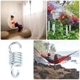 thumbnail image 4 of Milisten Chaise Hamac Suspendue Balançoire de Porche Ressort en Acier Inoxydable Robuste Hamac Balançoire Crochets Pivotants Doubles (7mm), 4 of 6