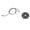 Black - Small Hole, variant on YAHHU Electric Bicycle Assist Sensor High Sensitivity 12 Magnets Right Dual Hall Sensor Small Hole (4.3 inches / 11 cm)
