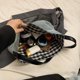 thumbnail image 2 of Bolso Hombro Mujer Denim Gran Capacidad Color Tote Bag, 2 of 9