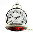 thumbnail image 6 of Skull Dragon pocket watch Skull and Red Dragon Copper Antique Color Watch WP-9, 6 of 6