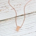 thumbnail image 2 of Anavia Best Friend Necklace, Friendship Jewelry, Best Friend Gifts, Gift for Friend, Birthday Gift, Christmas Gift for Her, Cube Pendant Necklace with Wish Card -[Rose Gold Charm], 2 of 5