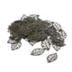 thumbnail image 2 of 100 piezas de dijes de hojas de árbol perforadas para hacer joyas, decoración del hogar, color negro azabache, 2 of 6