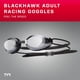 thumbnail image 2 of Gafas de natación TYR Blackhawk Racing para adultos con protección UVA/UVB, 2 of 6