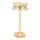 thumbnail image 2 of Soporte de joyería de madera Organizador de joyas Torre Soporte de joyería decorativo Joyería 12 gancho, 2 of 9