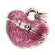 thumbnail image 3 of Collar con colgante de urna de recuerdo con esmalte abierto para cremación y corazón esmaltado. Rosado, 3 of 9