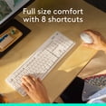 thumbnail image 3 of Logitech MK295 Silent Wireless Keyboard and Mouse Combo - Off-White, 3 of 9