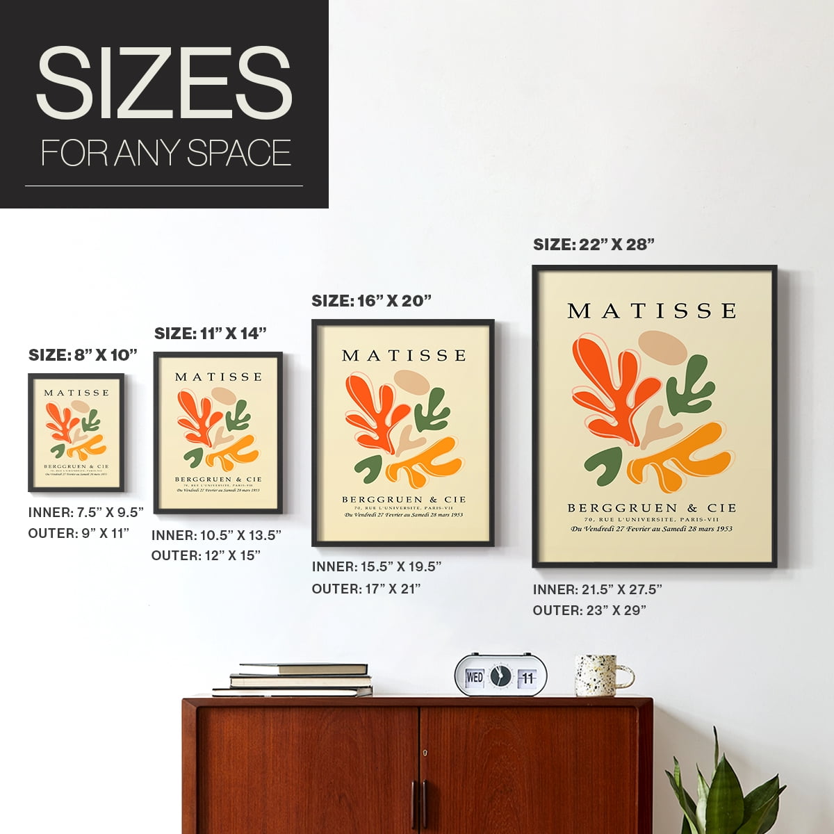 Matisse LXXXII Framed Print - Solid Wood