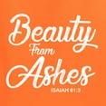 thumbnail image 5 of Wild Bobby Beauty From Ashes Isaiah 61:3 Inspirational/Christian Unisex Crewneck Graphic Sweatshirt, Orange, X-Large, 5 of 5