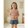 thumbnail image 6 of Loicainy 2Pcs Baby Toddler Girl Summer Outfits 6 12 18 24 Months 2T 3T 4T Sleeveless Bow Front Tank Tops + Denim Shorts Set Kids Clothes, 6 of 9