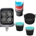 thumbnail image 4 of PASILI Multifunctional Silicone Ramekins 6 Pcs Baking Cups For Air Fryer Perfect For Muffins And Egg Dishes Non Design, 4 of 6