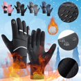 thumbnail image 4 of Women's Gloves Mittens Motorcycle Gloves Touchscreen Cycling Gloves Warm Winter Thermal Gloves Mountain Bike Anti Slip Gloves Breathable Lightweight Dirt Street Bike Glove Non Slip For Cold,Women's A, 4 of 9