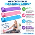 thumbnail image 6 of BDUN 3 Pack Resistance Bands Set for Fitness, Latex-Free Stretch Exercise Bands with Multiple Resistance Levels, Workout Bands for Physical Therapy, Yoga, Pilates, Rehab & Home Gym, 6 of 7