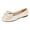 White, variant on Bridal Bow Dress Shoes for Women Bride Wedding 2026 Spring Fall Delicate Bowknot Pointed Toe Ballet Flat Ladies Soft Cozy Walking Dressy Loafers White Size 8.5