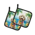 thumbnail image 2 of Labradoodle Luau Pair of Pot Holders, 2 of 2