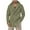 Green, variant on Mens Trench Coat Men's Classic Double Hooded Anorak Coat Winter Warm Heavyweight Windbreaker with Green XL