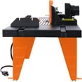 thumbnail image 6 of Electric Router Table, Universal Benchtop Router Tables Top with Steel Stand & Adjustable Fence Wood Working Router Table Precise Routing Table Craftsman Tool for Woodworking, Orange, 6 of 8