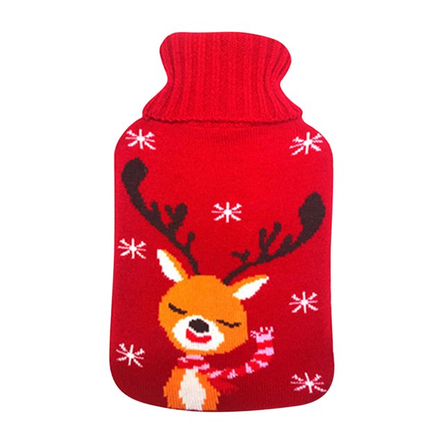 Ausyst Home & Kitchen Hot Water Bottle With Cover 350ML Bed Bottle With