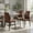 4-Pack Brown, variant on Demi Bonn 3-Pack Modern Dining Chairs, 37" Tall, Ergonomic PU Backrest, High-Density Foam Seat, Adjustable Non-Slip Feet for Hardwood, Tile & Carpet, Black