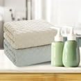 thumbnail image 4 of PiccoCasa Soft Thick Absorbent Jacquard Cotton Bath Towels, 27"x54", Mixed Color, 2PCS, 4 of 7