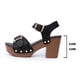 thumbnail image 5 of WILLBEST Sandalias Cómodas De Tacón Alto Con Tiras Para Mujer, Para Salidas Informales, Citas De Vacaciones, Con Hebilla Ajustable Y Diseño De Punta Abierta., 5 of 7