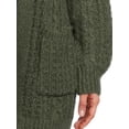 thumbnail image 3 of Time and Tru Women's Fashion Cable Cardigan, 3 of 5