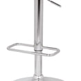 thumbnail image 3 of Acme Furniture Rania Adjustable Stool with Swivel, Red & Chrome, 15"L x 16"D x 35"H, 3 of 6