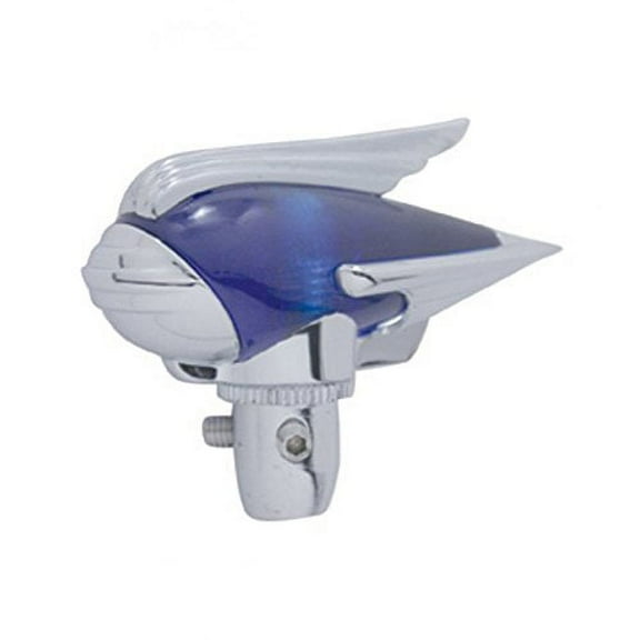 United Pacific Industries C5017B Chrome Antenna Topper - Blue, 1 Pack