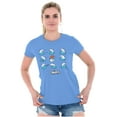 thumbnail image 4 of Retro Smurfs 80s Cartoon Characters Women's T Shirt Ladies Tee Brisco Brands 3X, 4 of 6