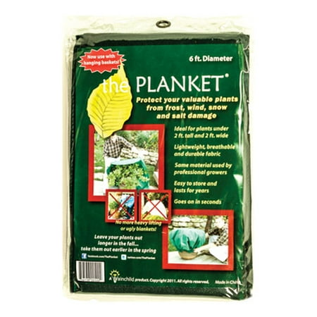 Planket Plant Frost Blanket and Protection Cover, 6 Ft