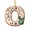 O, variant on Gingerbread 26 Letter Ornaments for Christmas Tree Creamy Berries Gingerbread Alphabet Monogram Christmas Tree Decorations Hanging Initials Pendant for DIY Crafts Holiday Party