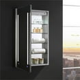 thumbnail image 2 of Fresca Tiempo 24" Wide x 36" Tall Bathroom Medicine Cabinet w/ LED Lighting & Defogger, 2 of 14