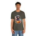 thumbnail image 4 of Autumn Pup: Dachshund & Pumpkins Tee - Unisex Jersey Short Sleeve Tee, 4 of 4